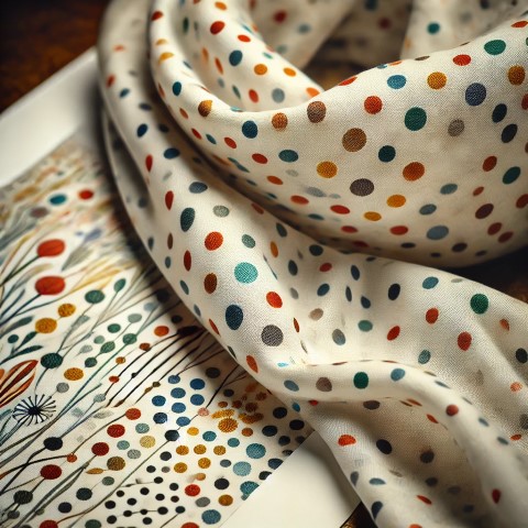 Dot Patterns in Textiles: Adding Visual Interest to Fashion and Upholstery Fabrics