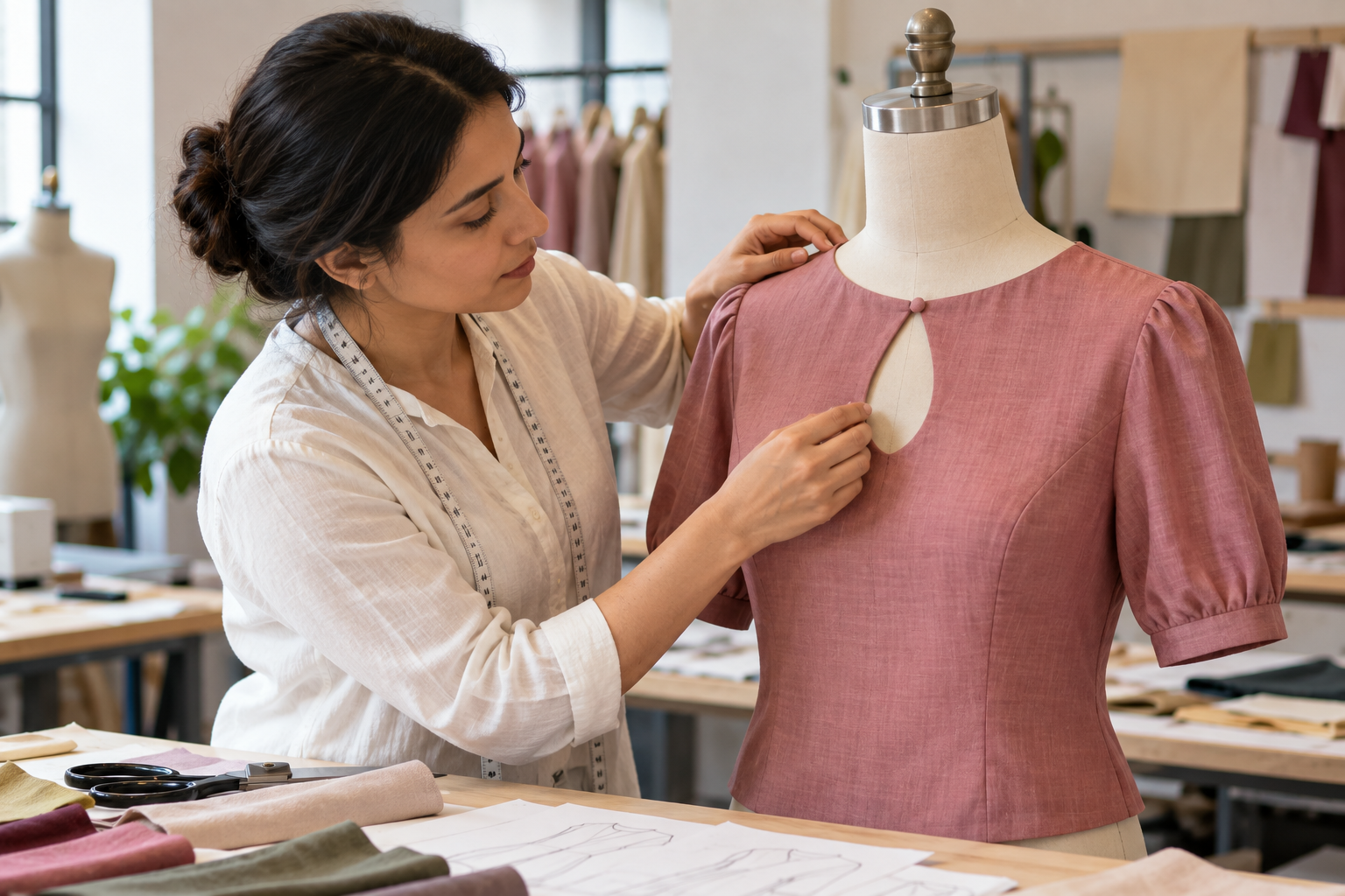 Keyhole Neck: Design, Construction and Garment Uses