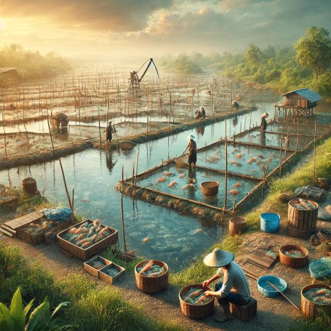 Vannamei Shrimp Farming Boosts Economic Growth in Developing Countries Today